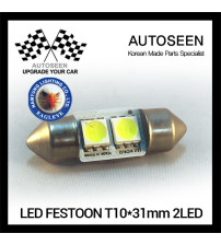  LED FESTOON T10*31mm 2LED 